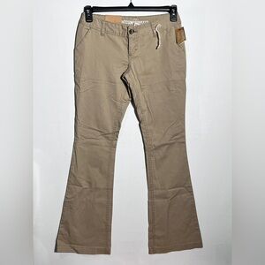 Mossimo Supply Co Beige Y2K Flare Chinos sz 3 NWT